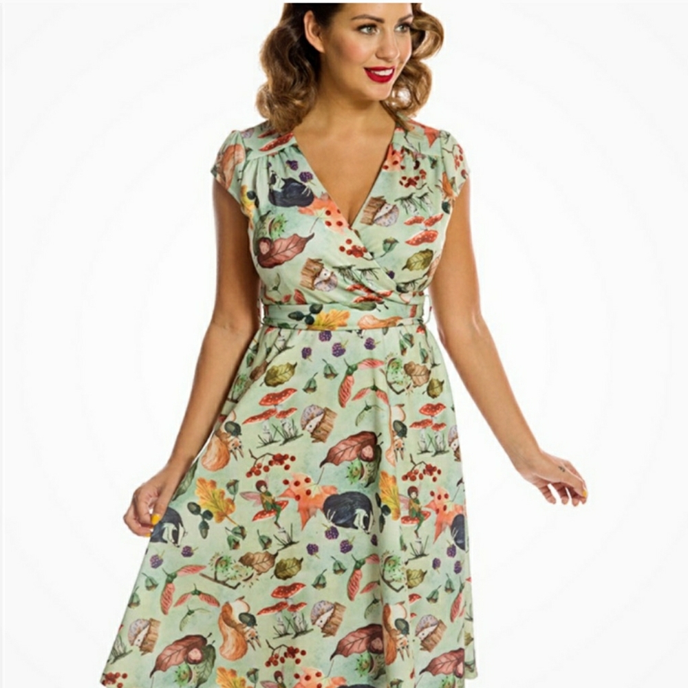 Retro woodland fairy dress